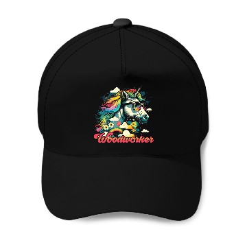 Discover Rainbow Unicorns Woodworker Woodworking Baseball Tees Baseball Caps