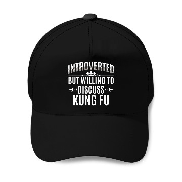 Discover Introverted Kung Fu Lovers Baseball Caps