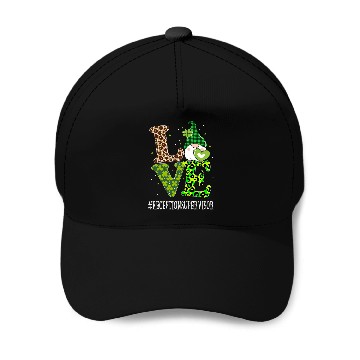Discover Reception Supervisor Love St Patricks Day Gnome Leopard Baseball Tees Baseball Caps