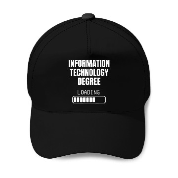 Discover Information Technology Degree Loading Funny Student Baseball Caps