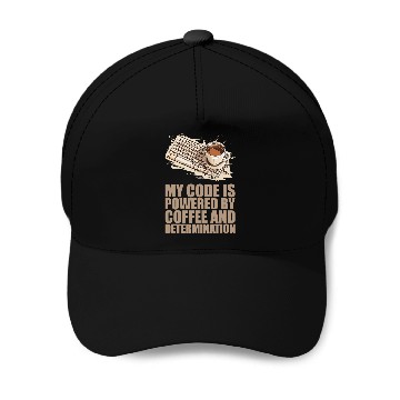 Discover caffeines Coder Software Developer Engineer Coffee Programmer 33 Baseball Tees Baseball Caps