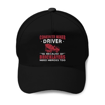 Discover Concrete Engineering Mixer Driver Construction Worker Baseball Caps