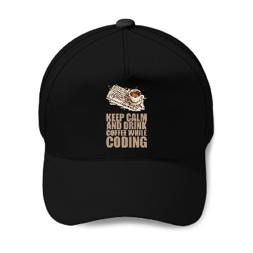 Discover caffeines Coder Software Developer Engineer Coffee Programmer 45 Zip Baseball Caps