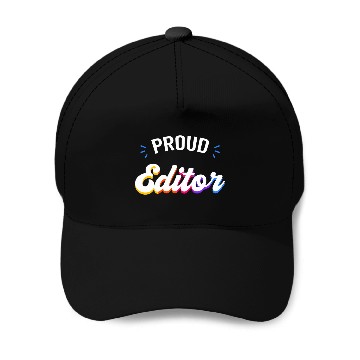 Discover Proud Editor Job Baseball Tees Baseball Caps