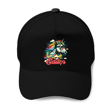 Discover Rainbow Unicorns Editor 2Editing Baseball Caps