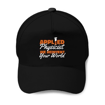 Discover Physicist Cool Science Scientist Applied Physics Zip Baseball Caps