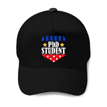 Discover PhD Student Dissertation Educate Doctorate Graduation Baseball Tees Baseball Caps