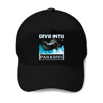 Discover Dive into Paradise Baseball Caps