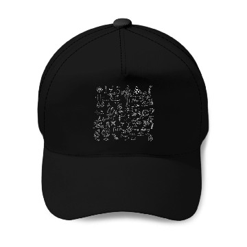 Discover Mens Science Technology Engineering Math Student School Teacher Baseball Caps