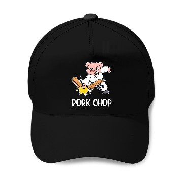 Discover Karate Pork Chop Baseball Caps
