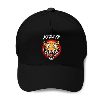 Discover Karate Tiger Head Zip Baseball Caps