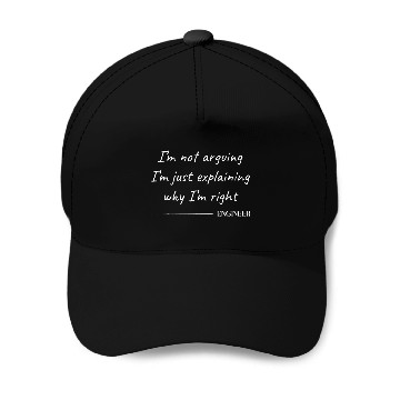 Discover Engineer Im Not Arguing Funny Engineering Engineers Quote Zip Baseball Caps
