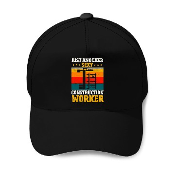 Discover Construction Worker Gifts Funny Building Laborer Contractor Baseball Tees Baseball Caps