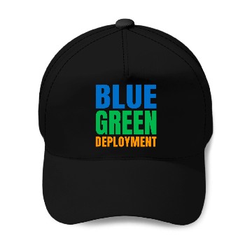 Discover Blue Green Deployment DevOps Engineer Developer Programmer Zip Baseball Caps