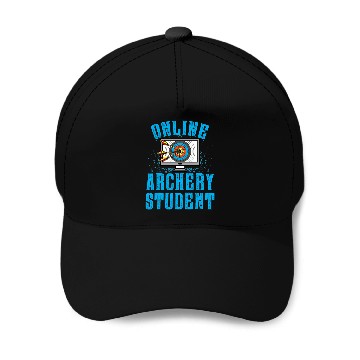 Discover Funny Virtual Learning Online Archery Student Baseball Tees Baseball Caps