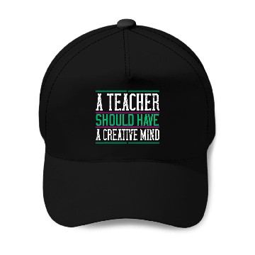 Discover Teachers day gift Professor Instructor Creative Mind Baseball Tees Baseball Caps