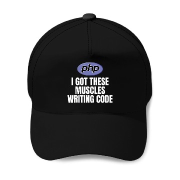 Discover Funny PHP Programming Coding Programmer Developer Baseball Caps