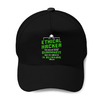 Discover Ethical Coding Computer Skills Programmer White Hat Baseball Tees Baseball Caps