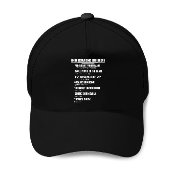 Discover Funny Understanding Engineers Engineer Worker Baseball Tees Baseball Caps
