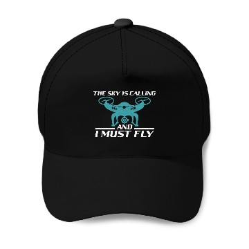Discover Drone Pilot 12 Baseball Tees Baseball Caps
