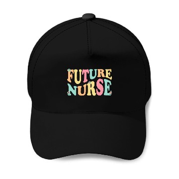 Discover Future nurses Retro Groovy Nursing Student Future nurses Baseball Tees Baseball Caps