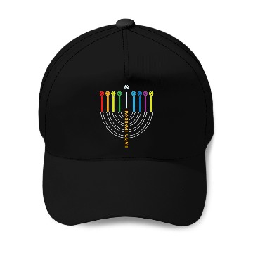 Discover Hanukkah Menorah Pickleball Baseball Caps