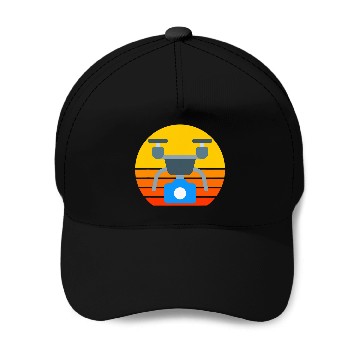 Discover Drone Pilot Hobby Droning Quadcopter FPV RPV Remote Control Baseball Tees Baseball Caps