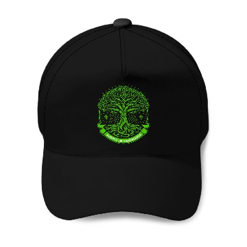 Discover Rooted in Knowledge Teacher Tree Baseball Caps