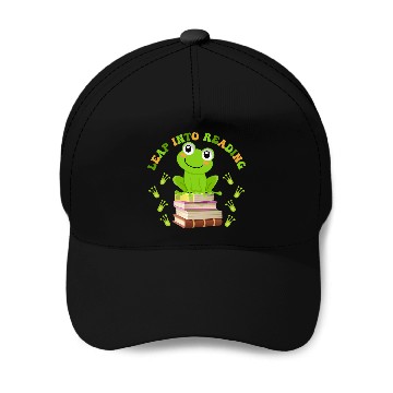 Discover Leap Into Reading Book Reading Frog Baseball Tees Baseball Caps