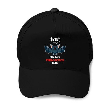 Discover Phlebotomy Tech Vampire Bat Your Phlebotomist Baseball Caps