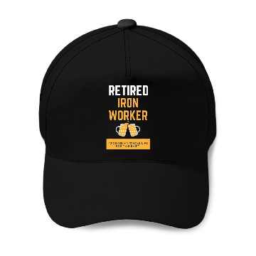 Discover Retired Iron Worker Baseball Caps