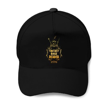 Discover Fantasy Binge Reader Book Lover Gift For Readers Baseball Caps