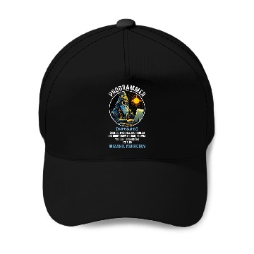 Discover Funny Programmer Definition Techy Software Developer Coding Baseball Caps