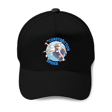 Discover Mens Construction Spider Construction Worker Baseball Tees Baseball Caps