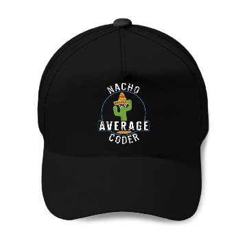 Discover Programmer Nacho Average Coder Computer Programs Funny Codi Baseball Caps