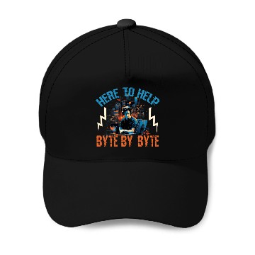 Discover Programmer IT Here To Help Byte By Byte Tech Support Baseball Tees Baseball Caps