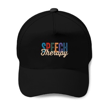 Discover Speech Therapy SLP Speech Language Pathologist Cute Baseball Caps