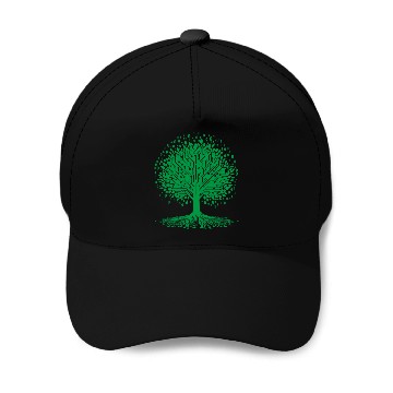 Discover Tree Binary Graphic Coding Computer Geek Programmer Baseball Caps