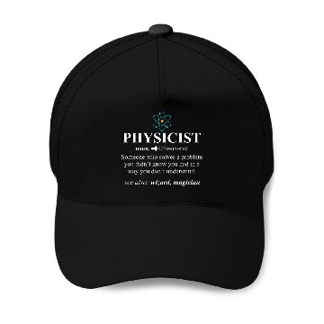 Discover Scientist Physics Physicist Definition Wizard Baseball Caps