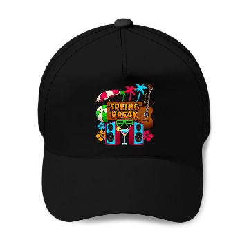 Discover Spring Break Party Semester break Spring Break Baseball Tees Baseball Caps