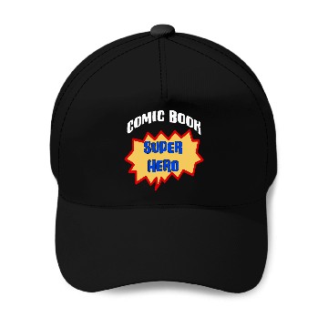 Discover Comic Book Super Hero Funny Baseball Caps