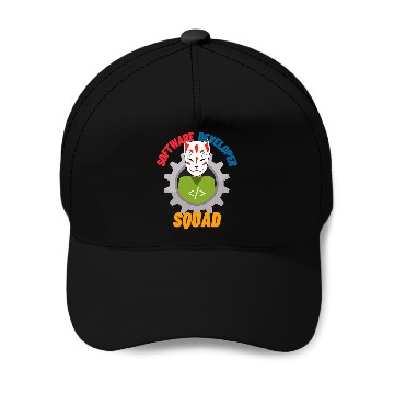 Discover Graphic Software Developer squad Zip Baseball Caps