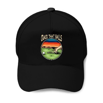 Discover Funny Billiard Pool Player Billiards Baseball Caps