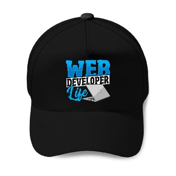 Discover Web Developer Life Web Developer Programmer Baseball Caps