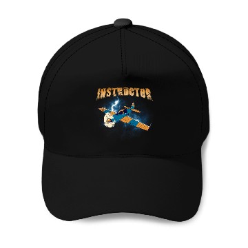 Discover Flight Instructor Pilot School Airplane Teacher Baseball Caps