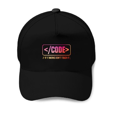 Discover Funny Code Quote Programming Developer Software Engineer Baseball Caps