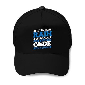 Discover Funny Cloud Engineer Coder Programmer Cloud Computing Baseball Caps