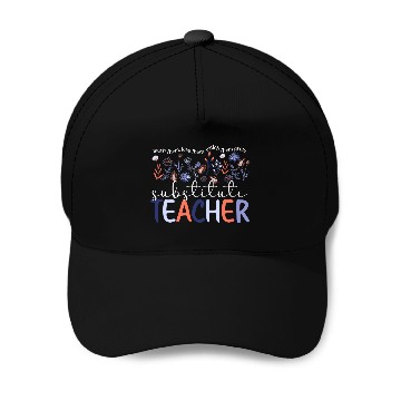 Discover Substitute Teacher Sub Teacher Substitute Teaching Baseball Tees Baseball Caps