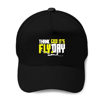 Discover Flyday fun sailing flying pilot saying Baseball Tees Baseball Caps