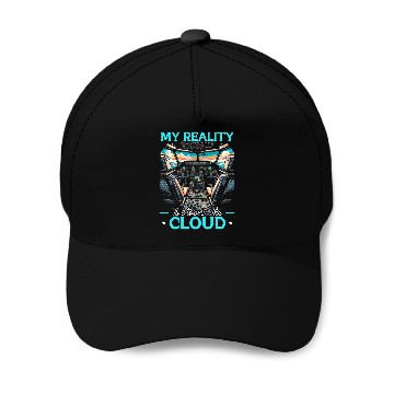 Discover Flight Simulator Aviation Console Pilot Flight Simulation 2 Baseball Caps